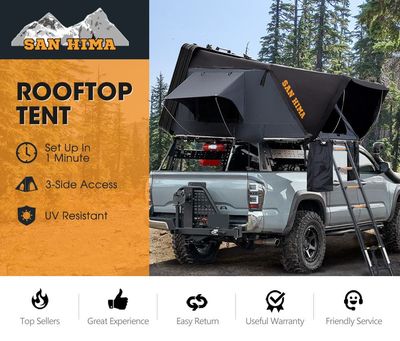 San Hima Jervis Pro Side-Opening Hardshell Rooftop Tent