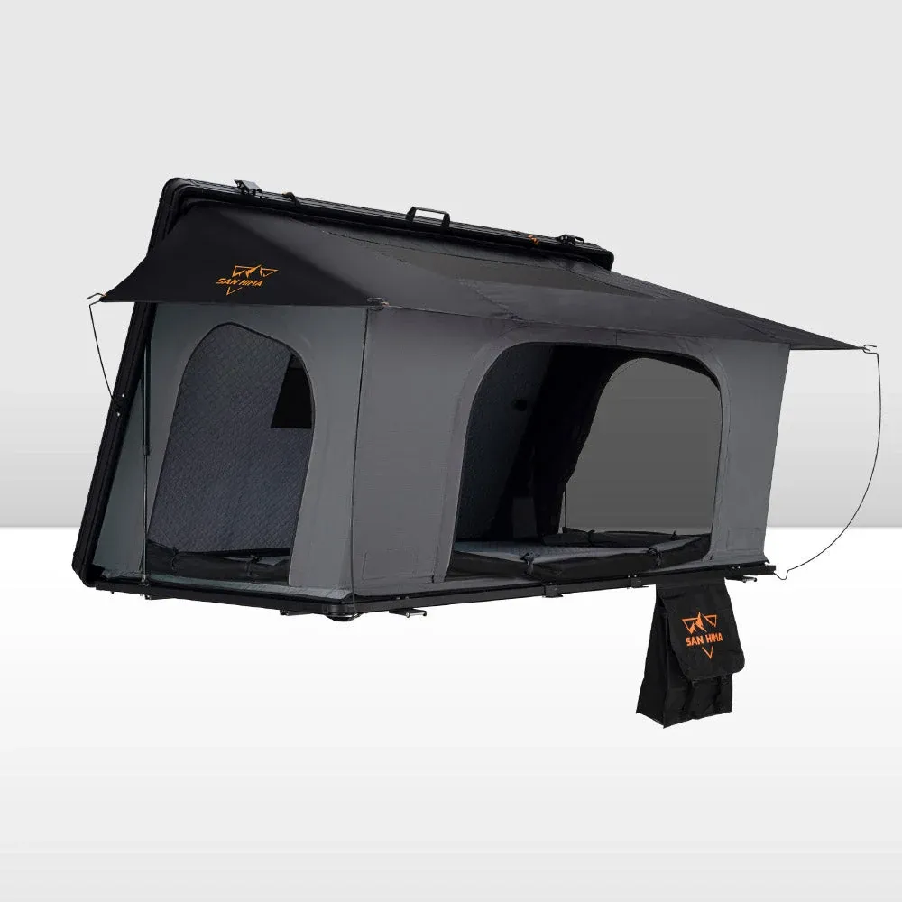 San Hima Kalbarri Side-Opening Hardshell Rooftop Tent – Cloud Grey
