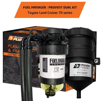 Fuel Manager Pre-Filter + Catch Can Kit Land Cruiser 70 -  2.8L 2023 onwards