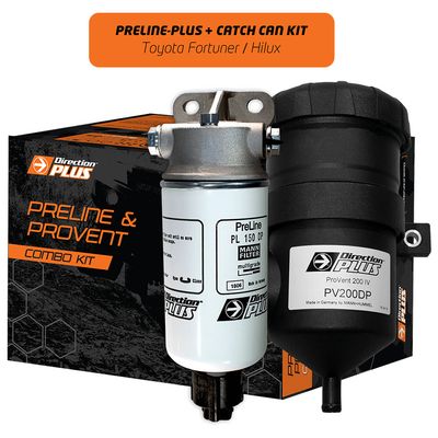 PreLine-Plus Pre-Filter + ProVent Combo Kit HILUX / FORTUNER