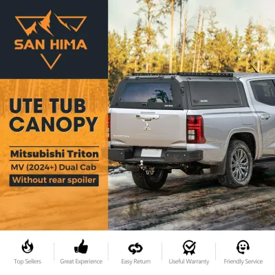 San Hima UTE Steel Canopy – Mitsubishi Triton MV Dual Cab 2024–Current