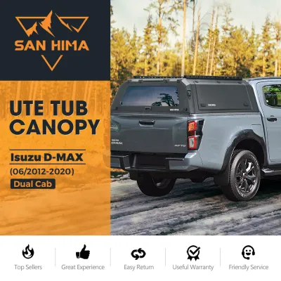 San Hima UTE Steel Canopy – Isuzu D-MAX Dual Cab 2012–2020