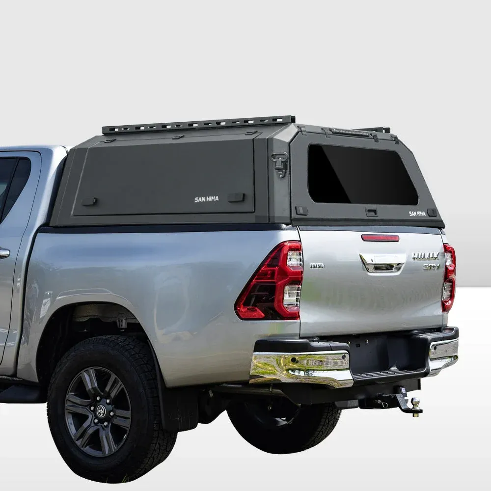 ​San Hima UTE Steel Canopy – Toyota Hilux N80 Dual Cab A-Deck 2015–Current