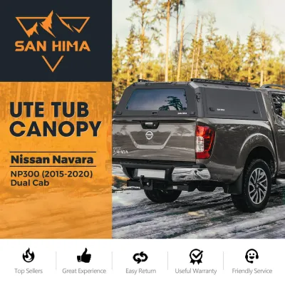 San Hima UTE Steel Canopy – Nissan Navara NP300 Dual Cab 2015–2020