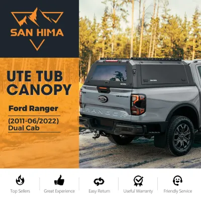 San Hima UTE Steel Canopy – Ford Ranger PX/PX2/PX3 Dual Cab 2011–June 2022