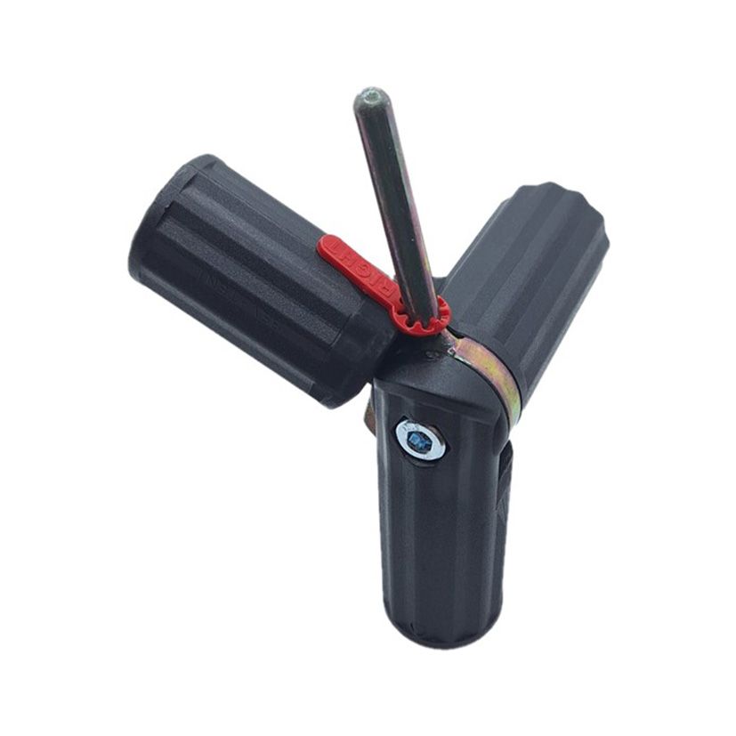 Adjustable Tent Pole Connector with Spigot - 3 Arm - Right