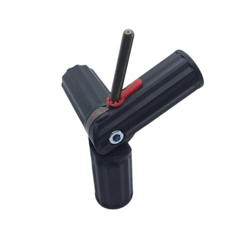 Adjustable Tent Pole Connector with Spigot - 3 Arm - Left