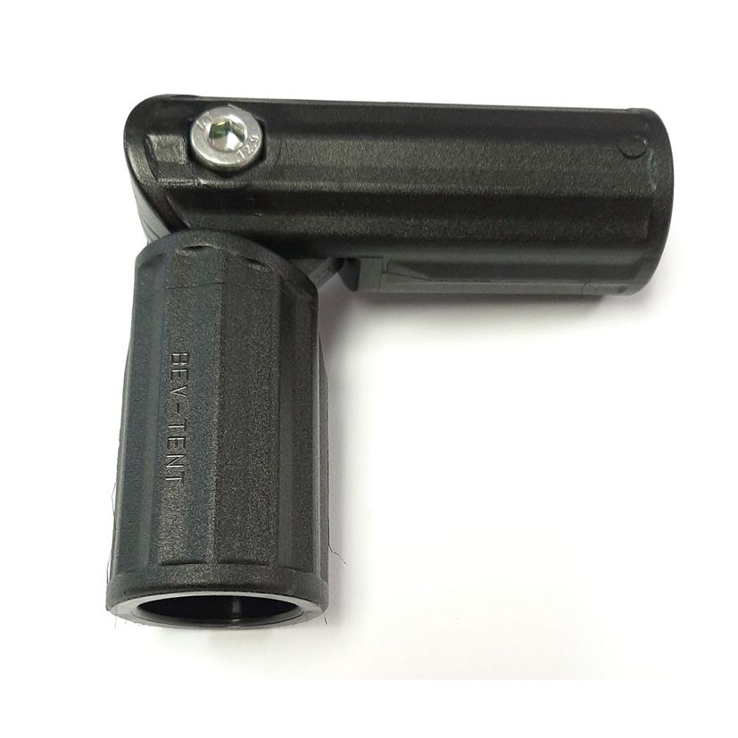 Adjustable Tent Pole Connector - 90 Degree - 2 Arm