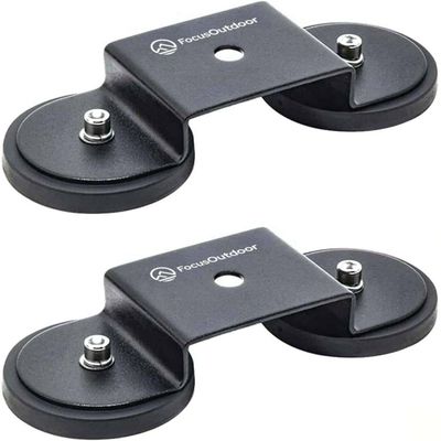 FocusOutdoor® Magnetic LED Light Bar Mounting Brackets – 2-Pack