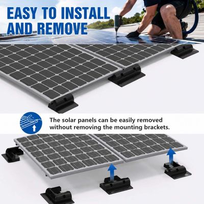 FocusOutdoor® ABS Solar Panel Mounting Brackets – 7-Piece Set