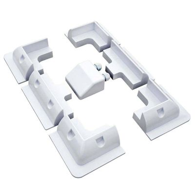 FocusOutdoor® ABS Solar Panel Mounting Brackets – 7-Piece Set