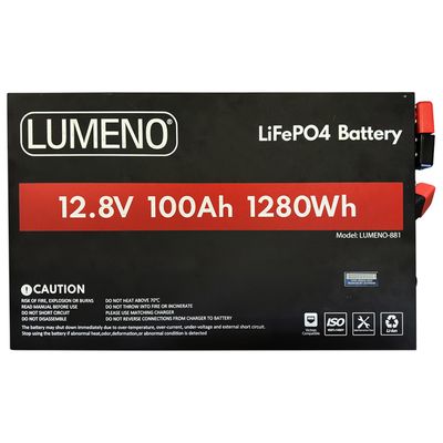 Lumeno-12V 100Ah Lithium Blade Battery (LiFePO₄)