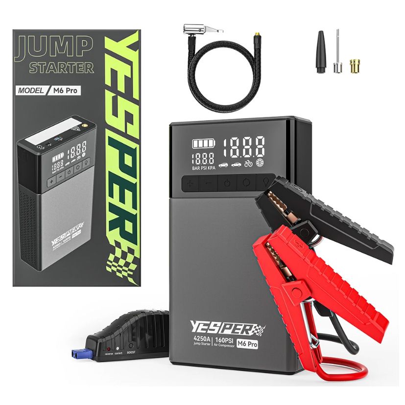 YESPER Almighty M6 Pro 12V Jump Starter – 4250A
