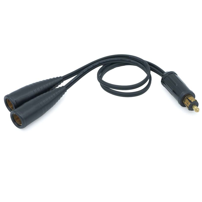 Lumeno ​​​Male Hella to Dual Female Hella Socket Adapter