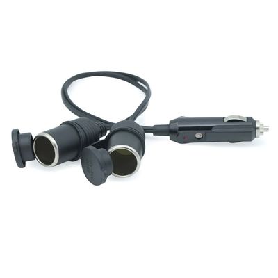 Lumeno ​​​​Male Cigarette Lighter to Dual Female Socket Adapter