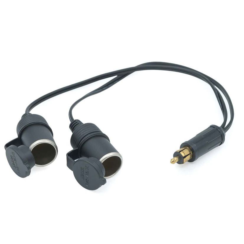 Lumeno ​Male Hella to Dual Cigarette Lighter Socket Adapter