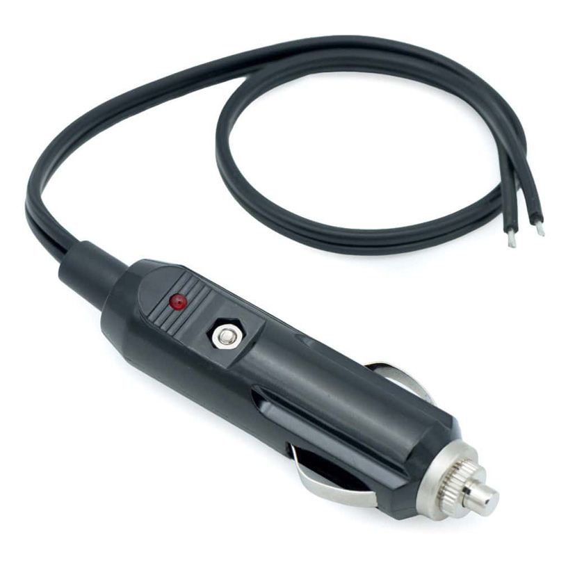 Lumeno ​​​​Male Cigarette Lighter Plug with Wire