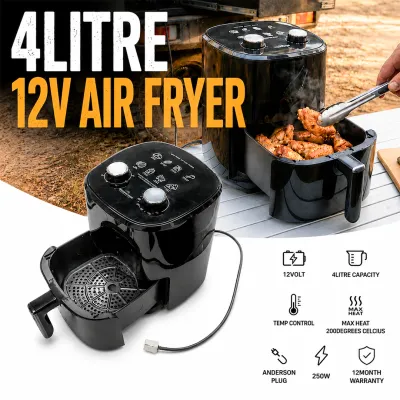 12V Rockarmor Air Fryer – 4 Litre