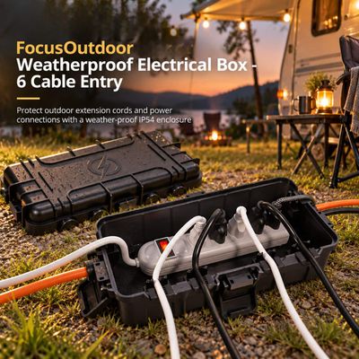 FocusOutdoor® Outdoor Weatherproof Electrical Box