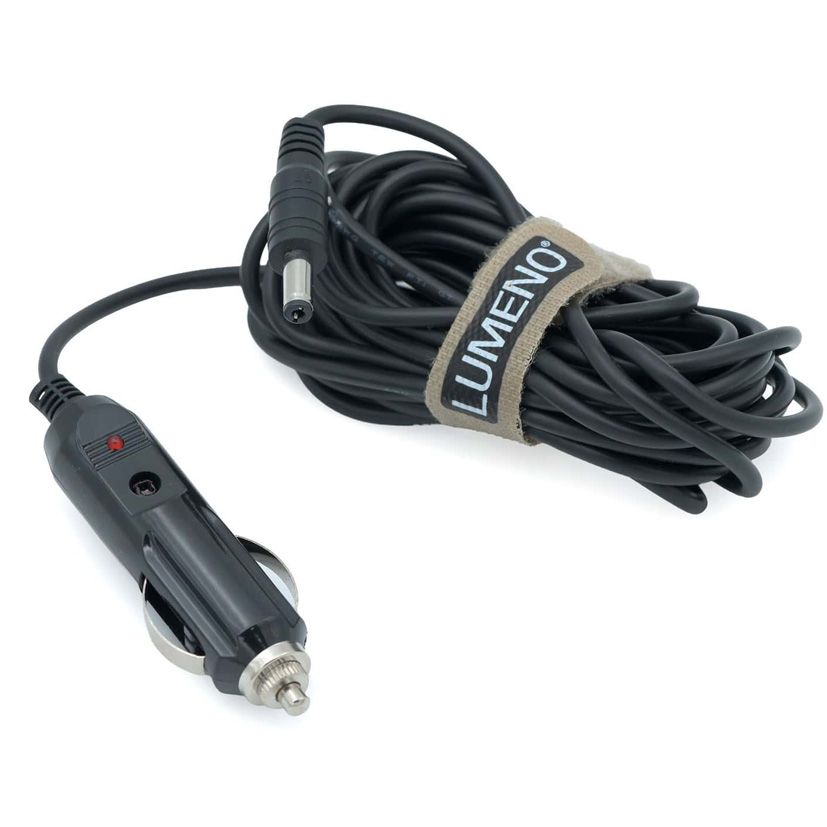 Lumeno ​Lighter Plug to DC Male Extension Cable – 5m
