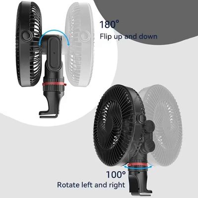 FocusOutdoor® 12V 360 Degree Omnidirectional 4 Speed Caravan Fan &amp; Remote