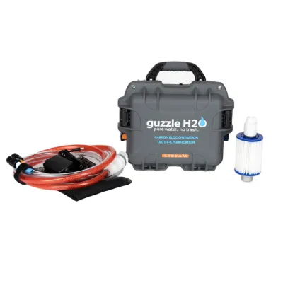 Guzzle H2O Stream – Portable Water Filtration &amp; Purification System
