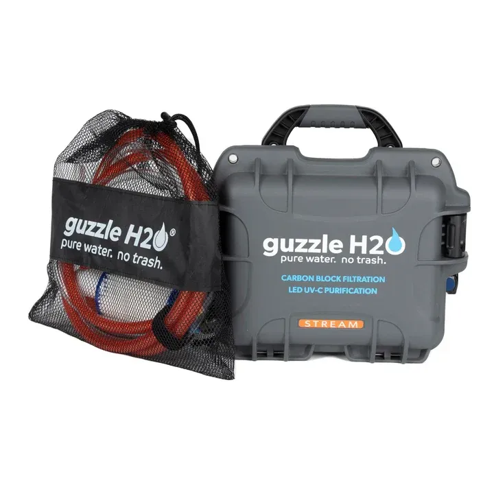 Guzzle H2O Stream – Portable Water Filtration &amp; Purification System
