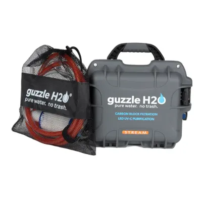 Guzzle H2O Stream – Portable Water Filtration &amp; Purification System