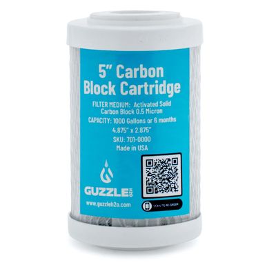 ​Guzzle H2O 5" Carbon Block Replacement Cartridge