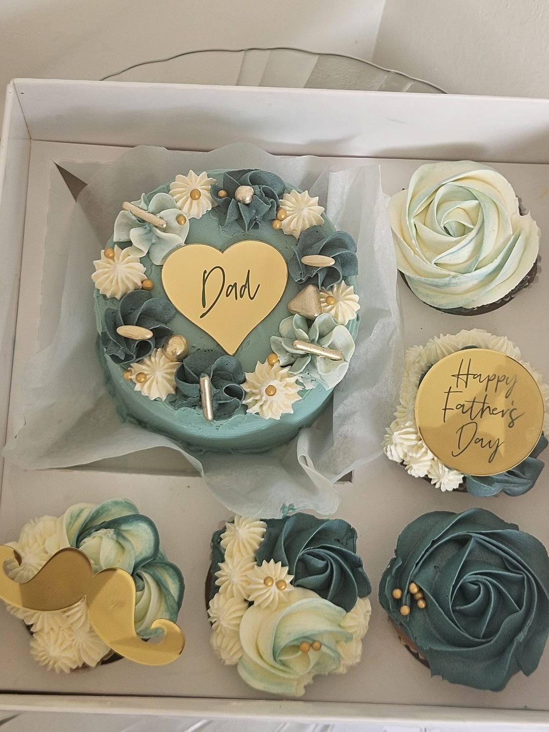 vaderdag box vanille 5 cupcake