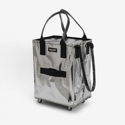 Hulken Bag Medium Silver with Built-in Cover