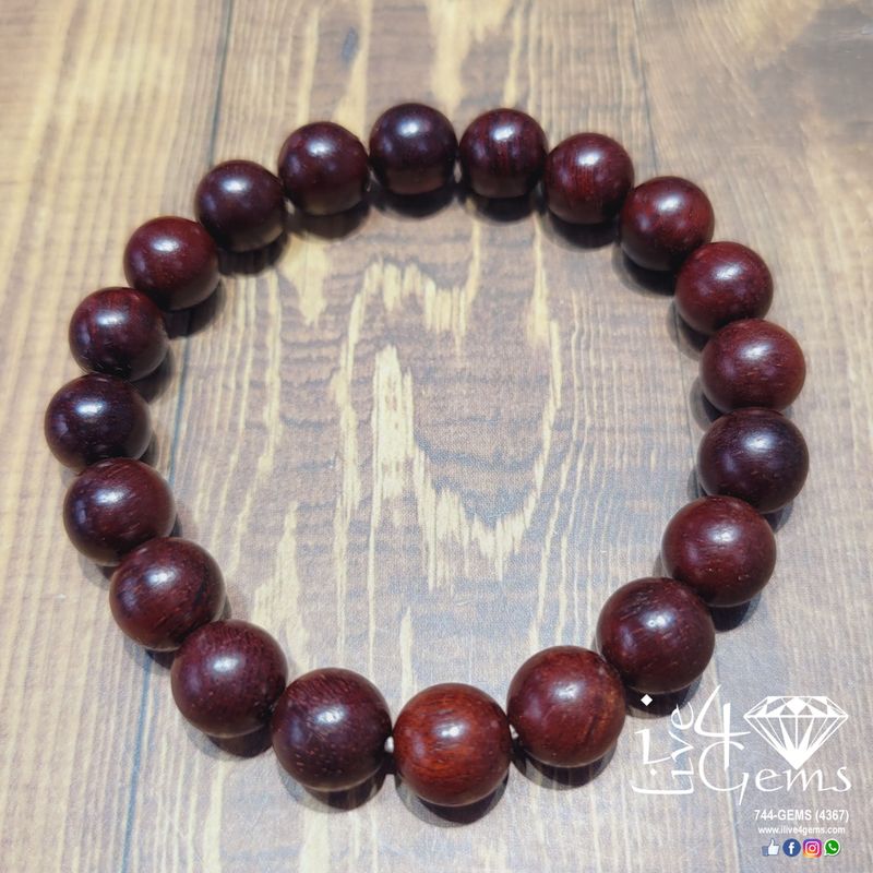 Wood Bead Bracelet 10mm