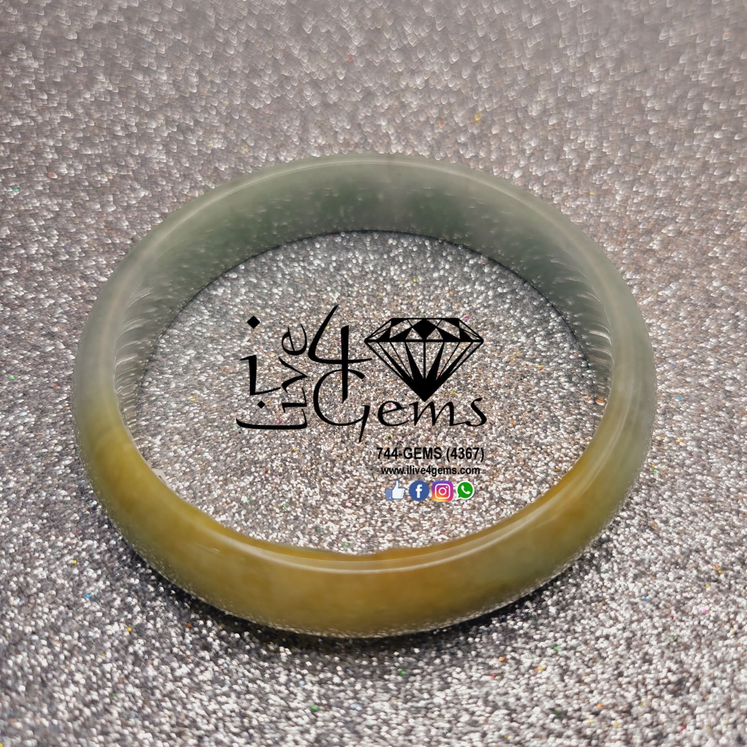 Jade Light Green Bangle
