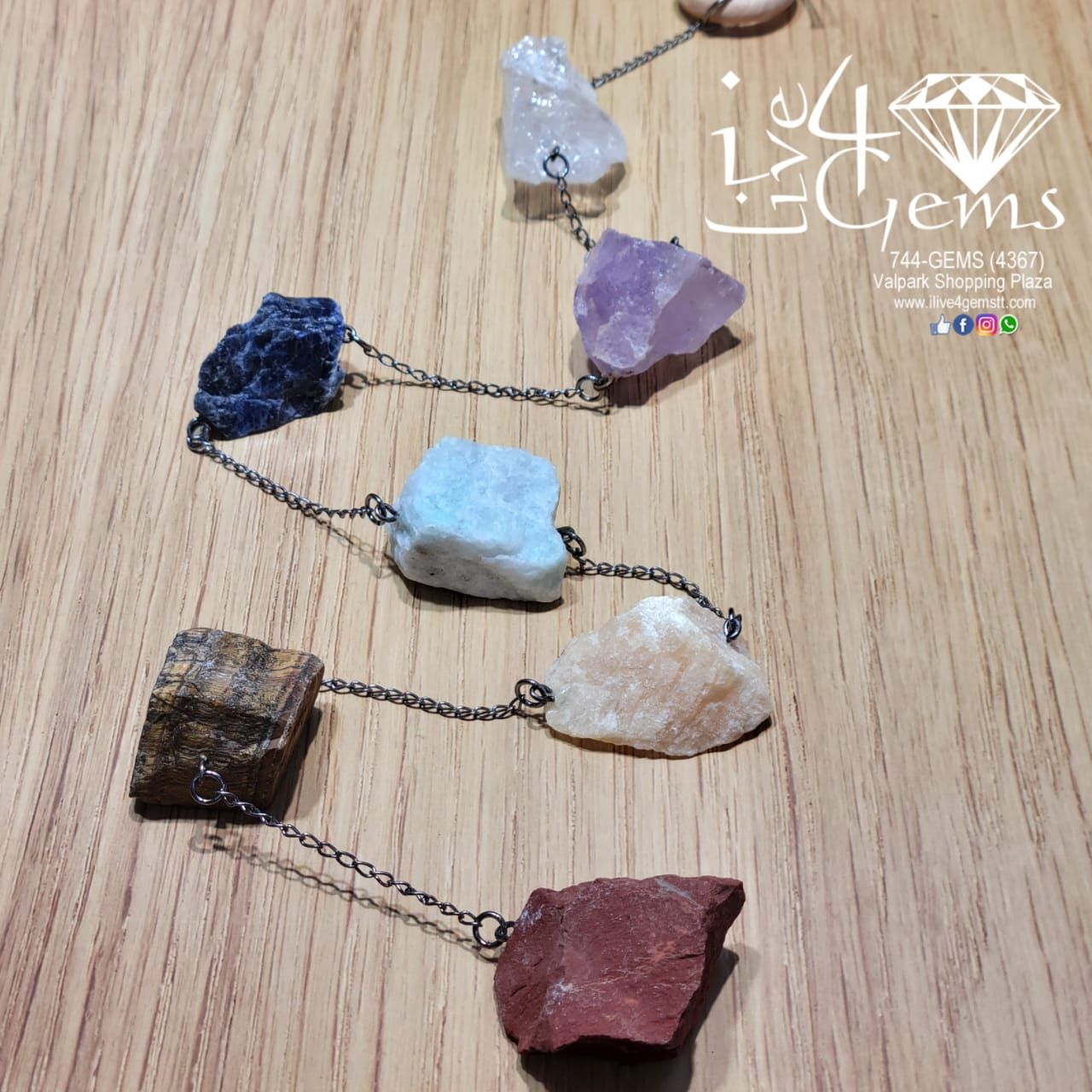 Chakra Crystal Wall Hanging