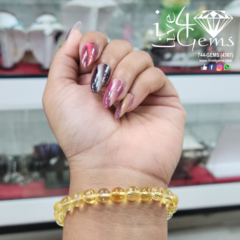 Citrine Gemstone Bracelet