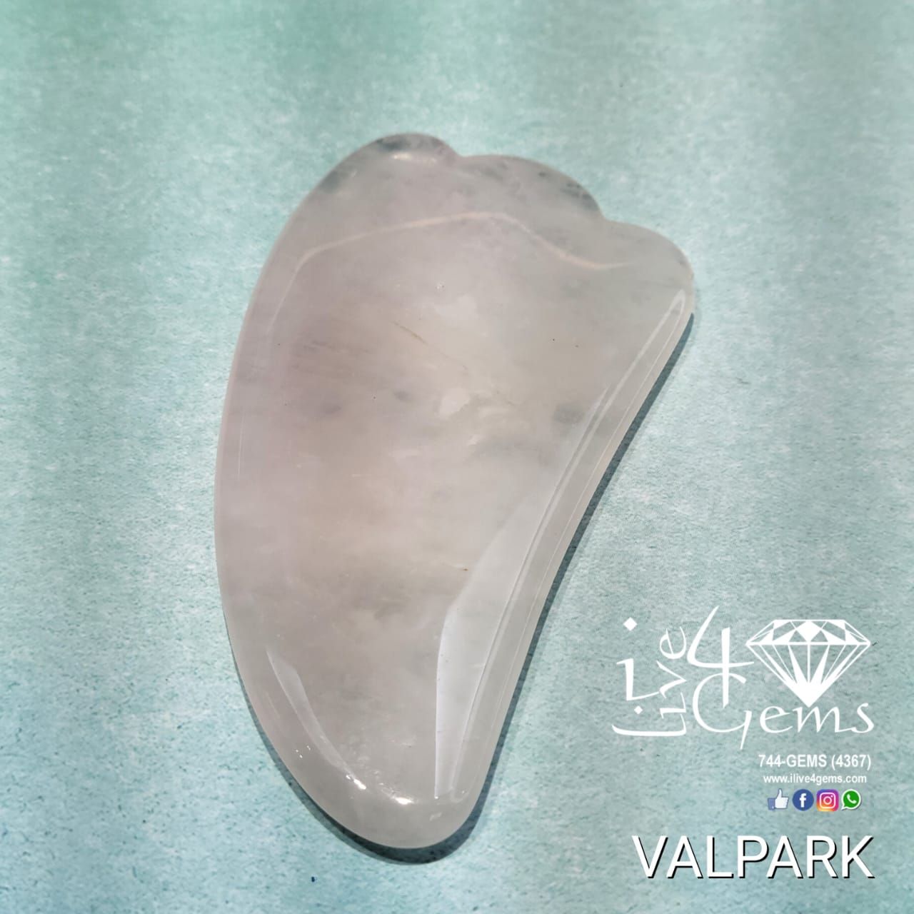 Gua Sha Rose Quartz