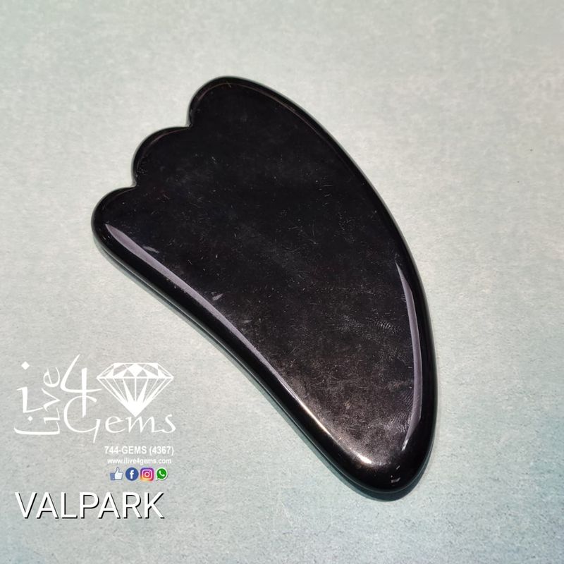 Gua Sha Black Obsidian