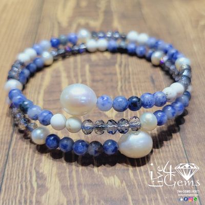Gemstone Wrapped Bracelet