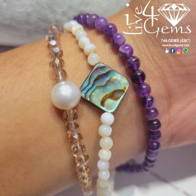 Gemstone Clasp Bracelet