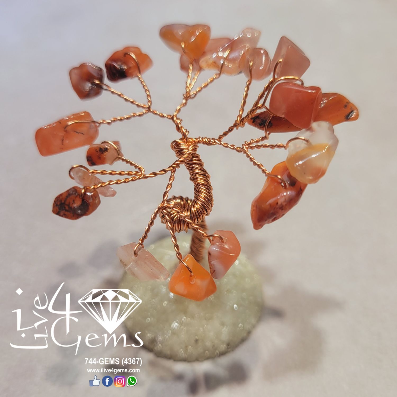 Gemstone Tree, Gemstone: Carnelian