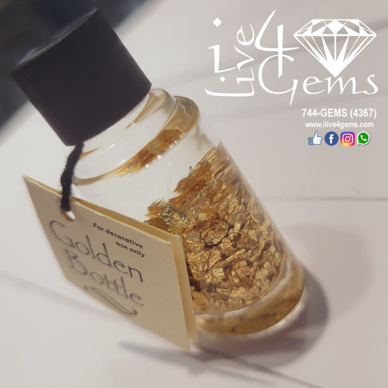 Gold Flake Bottles