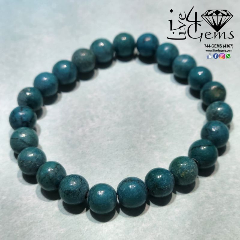 African Turquoise Gemstone Bracelet