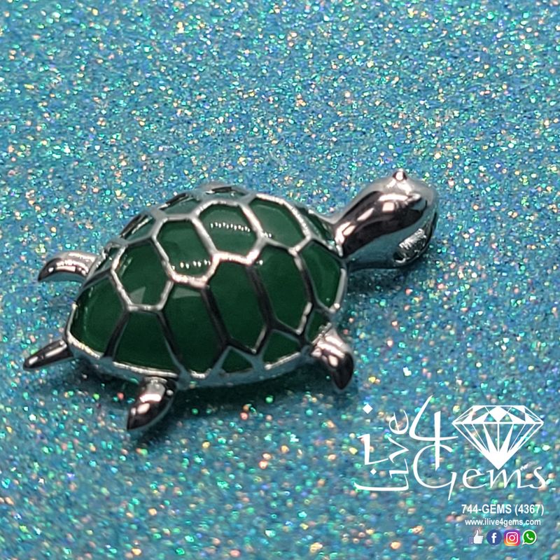 Silver Jade Turtle