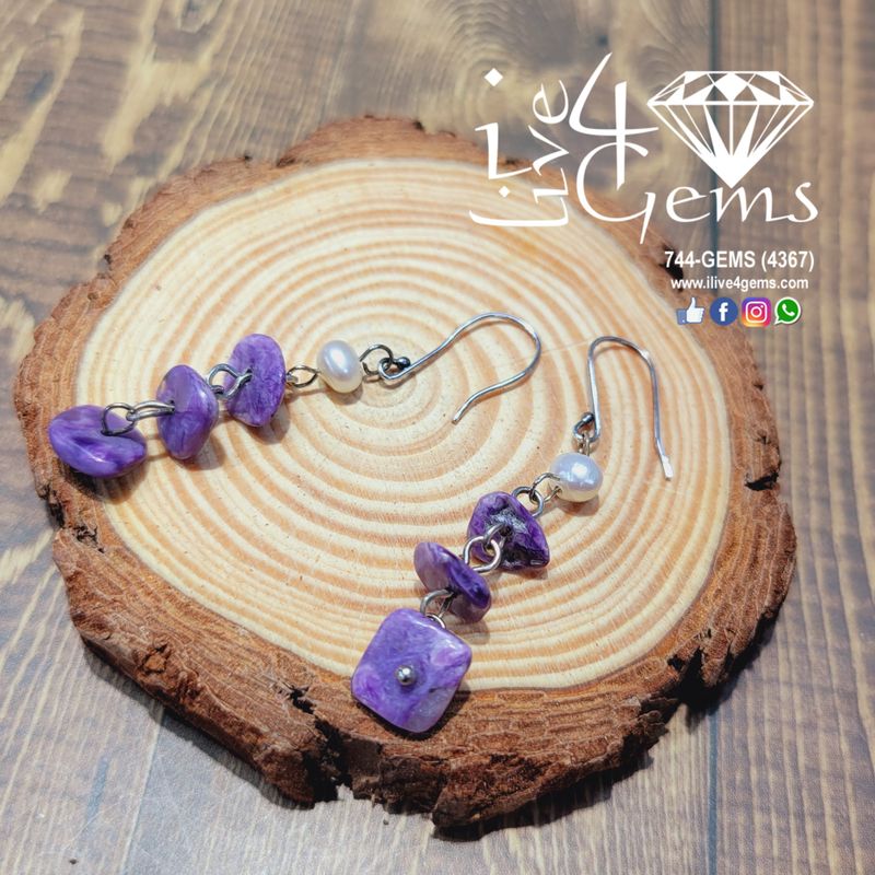 Gemstone Earring