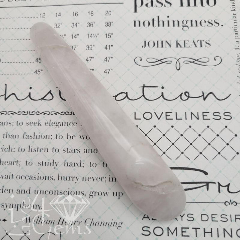 Clear Quartz Gua Sha Massage Tool Flat