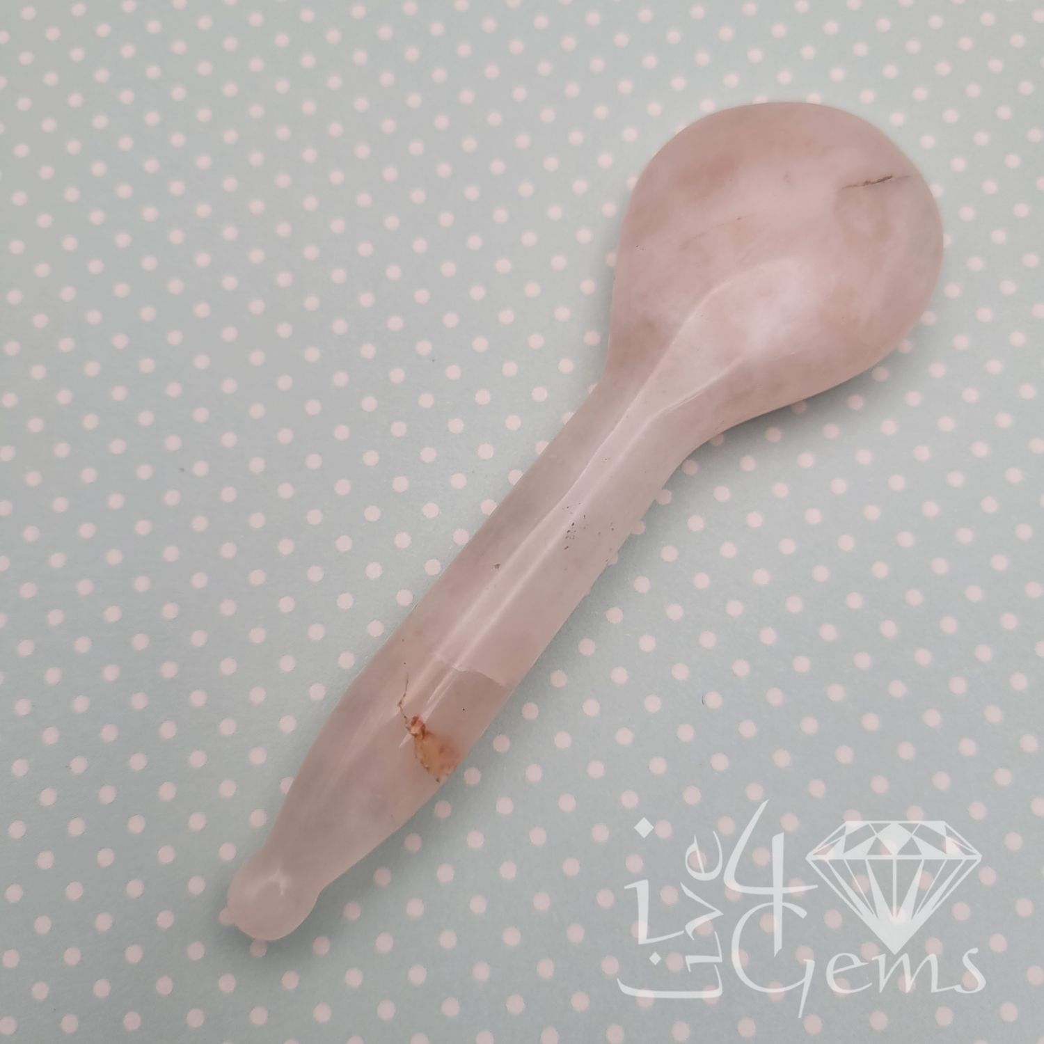Rose Quartz Gua Sha Massage Tool Spoon