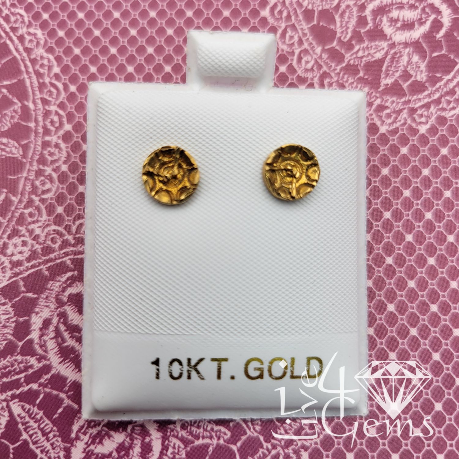 10kty Steelpan Stud Earrings