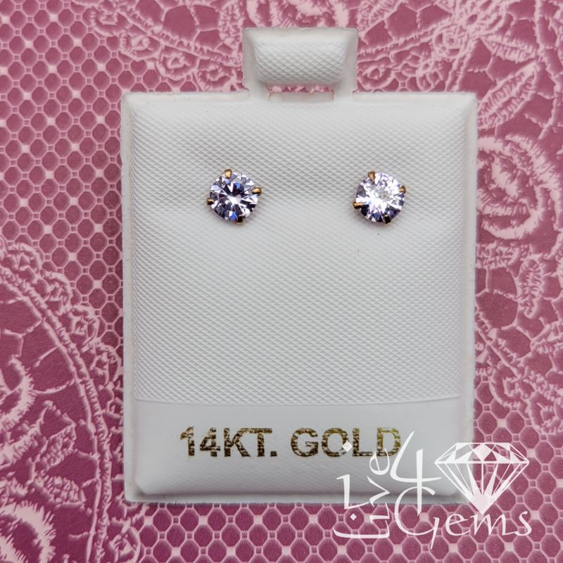 14kt Martini Stud Medium