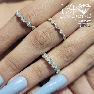 Diamond Stackable Ring