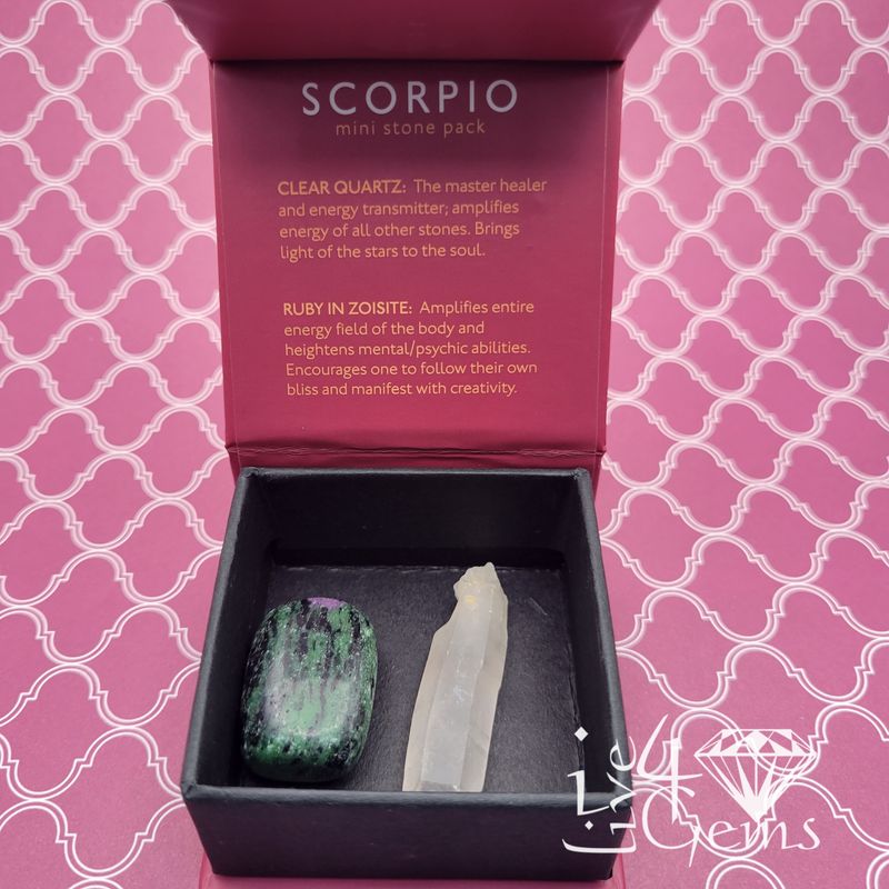 Scorpio Mini Stone Pack